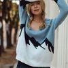 New ???? Beach Riot Joey V-Neck Long-Sleeve Sweater NOVELTY ????