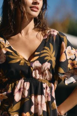 Cheap ???? Maaji Aloha Cassy ???? Dress BLACK ✔️ -Sweaty Betty Shop unnamed file 1606