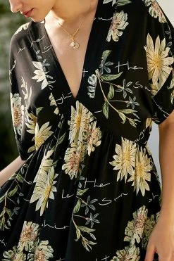 Best Pirce ???? Malai Alive Bloom Shona Maxi ???? Dress BLACK ???? -Sweaty Betty Shop unnamed file 1718