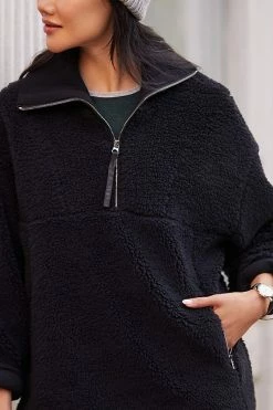 Cheap ???? Varley Stratton Half-Zip Jacket BLACK ✨ -Sweaty Betty Shop unnamed file 172