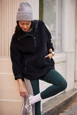 Cheap ???? Varley Stratton Half-Zip Jacket BLACK ✨ -Sweaty Betty Shop unnamed file 173