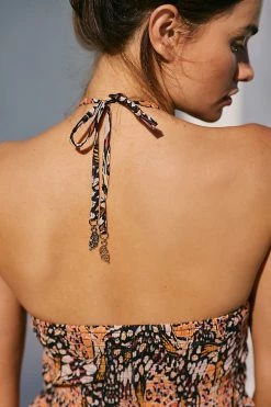 Best Pirce ❤️ Seafolly Take Flight Tiered ???? Dress ORANGE MOTIF ???? -Sweaty Betty Shop unnamed file 1785