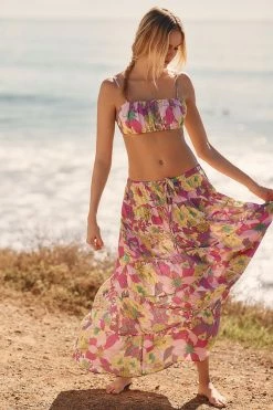 Deals ???? By Anthropologie Tiered ???? Skirt PINK ????