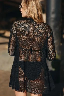 Wholesale ???? By Anthropologie Lace Buttondown BLACK ???? -Sweaty Betty Shop unnamed file 1952