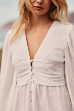 Cheap ???? Dippin' Daisy's Waikiki ???? Dress WHITE ???? -Sweaty Betty Shop unnamed file 1969