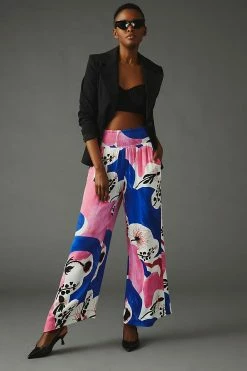 Cheap ???? Maeve Lisa Sander For Anthropologie Wide-Leg Pants BLUE ???? -Sweaty Betty Shop unnamed file 2152