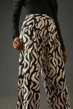Deals ???? Faithfull The Brand Faithfull El Toro Linen Pants BLACK MOTIF ???? -Sweaty Betty Shop unnamed file 2167