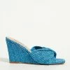 Cheapest 👏 Silent D Katia Wedges BLUE 🛒