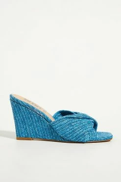 Cheapest 👏 Silent D Katia Wedges BLUE 🛒