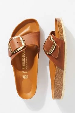 Promo 👍 Birkenstock Madrid Big Buckle 🩴 Sandals HONEY 🤩