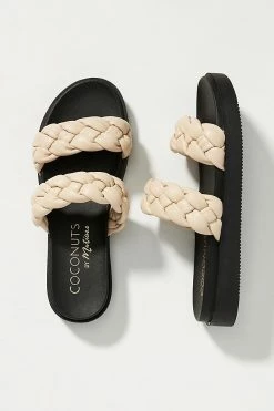 Best deal ๐ Coconuts By Matisse Maisy Braided Slide ๐ฉด Sandals IVORY ๐