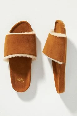 Best Sale ???? Beek Gallito Shearling ???? Sandals HONEY ????