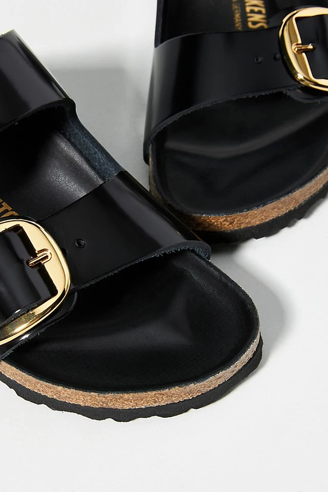 Wholesale ⭐ Birkenstock Big Buckle Arizona Patent Leather 🩴 Sandals BLACK 👍 3 Wholesale ⭐ Birkenstock Big Buckle Arizona Patent Leather 🩴 Sandals BLACK 👍 - Image 3