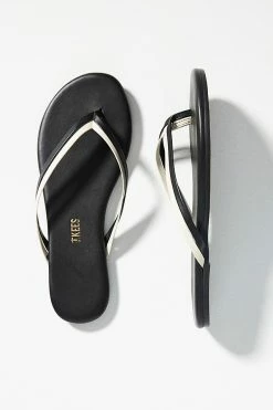 Outlet ???? TKEES Boyfriend Dous ???? Sandals BLACK ????