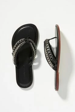 Outlet 🥰 Bernardo Miami Chain 🩴 Sandals BLACK 💯
