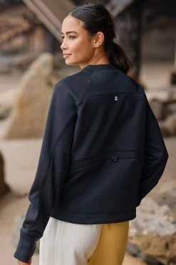 Outlet ???? Sweaty Betty Run Crew Neck Sweater BLACK ???? -Sweaty Betty Shop unnamed file 270