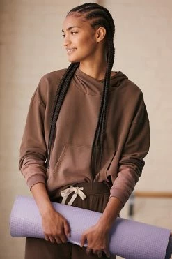 Buy 😉 Electric & Rose Yvonne Hoodie BROWN 👏