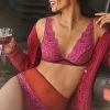 Best Pirce ???? Dora Larsen Alba Lace High Apex Underwire Bra MEDIUM PINK ????