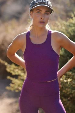 New ???? Beyond Yoga Cropped Tank PURPLE ????