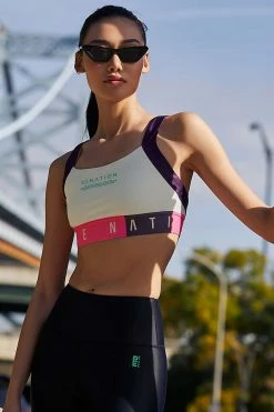 Hot Sale 😍 PE Nation Motion Sports Bra IVORY 👏