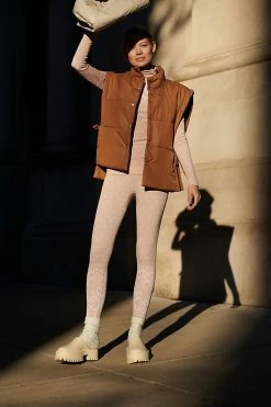 Cheap ❤️ Sweaty Betty Fairisle Base Layer Leggings BEIGE ????