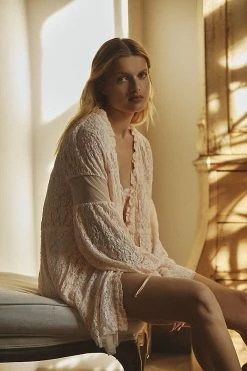 Best Pirce 👍 HAH Make It A Double Chemise & Robe Set IVORY/BLUSH 🧨 -Sweaty Betty Shop unnamed file 3694