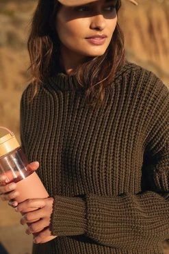 Discount ???? Varley Gracie Knit Sweater MOSS ???? -Sweaty Betty Shop unnamed file 53