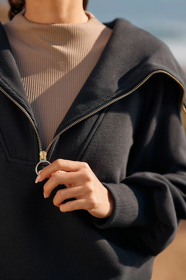 Varley Vine Half-Zip Pullover Discount ???? Varley Vine Half-Zip Pullover BLACK ✨ -Sweaty Betty Shop unnamed file 61
