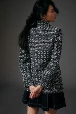 Coupon 💯 Maeve Double-Breasted Tweed Jacket BLACK ✨ -Sweaty Betty Shop unnamed file 643