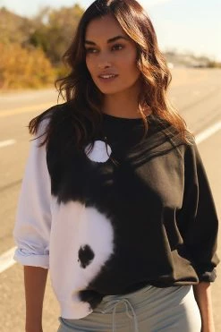 Wholesale ???? Electric & Rose Ronan Pullover Sweatshirt BLACK ❤️ -Sweaty Betty Shop unnamed file 66