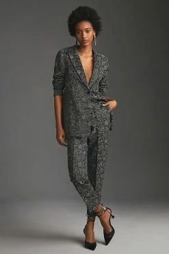 Top 10 ❤️ Scotch & Soda Planetary Icons Jacquard Blazer DARK GREY 🥰