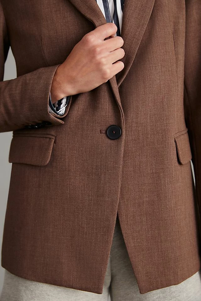 Outlet ๐ Maeve Afterparty Menswear Blazer BROWN ๐ฏ 4 Outlet ๐ Maeve Afterparty Menswear Blazer BROWN ๐ฏ - Image 4