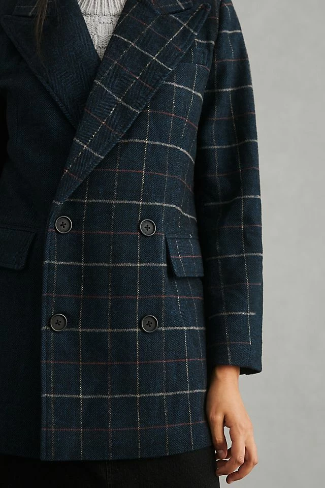 Budget ๐คฉ Avec Les Filles Oversized Plaid Blazer BLACK MOTIF ๐ 2 Budget ๐คฉ Avec Les Filles Oversized Plaid Blazer BLACK MOTIF ๐ - Image 2