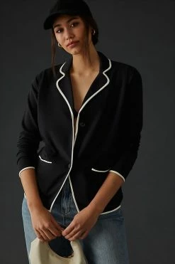 Best Sale โ๏ธ KULE The Syd Blazer Jacket BLACK โ๏ธ