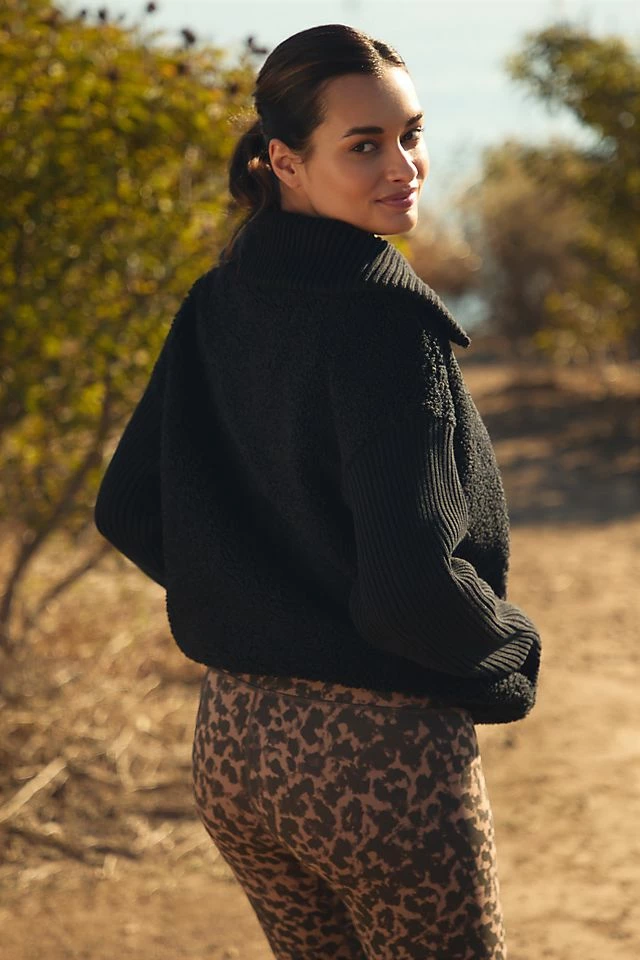 Budget ⭐ Varley Rogers Half-Zip Sweater BLACK 😉 2 Budget ⭐ Varley Rogers Half-Zip Sweater BLACK 😉 - Image 2