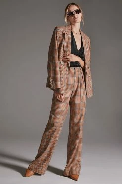 Best Pirce 👏 Paige Londyn Plaid Blazer BRONZE DUST MULTI 🔔