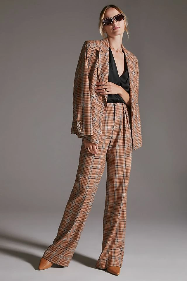 Best Pirce ๐ Paige Londyn Plaid Blazer BRONZE DUST MULTI ๐ 1 Best Pirce ๐ Paige Londyn Plaid Blazer BRONZE DUST MULTI ๐
