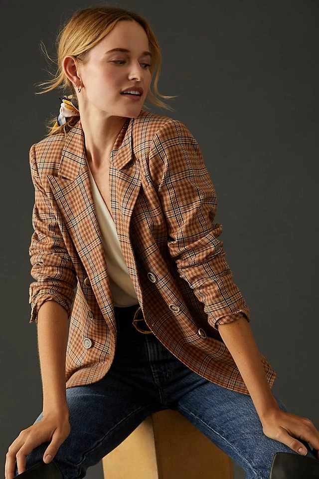 Best Pirce ๐ Paige Londyn Plaid Blazer BRONZE DUST MULTI ๐ 2 Best Pirce ๐ Paige Londyn Plaid Blazer BRONZE DUST MULTI ๐ - Image 2