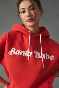 Cheap ???? Beach Riot Alissa Santa Babe Hoodie LIGHT RED ???? -Sweaty Betty Shop unnamed file 83